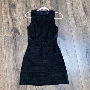 Armani Exchange paneled denim dress